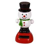 Danse Solaire,Père Noël Bonhomme de Neige Manchot Wapiti Dansant Solaire,Figurine Solaire Voiture Qui Bouge,Figurines Danse Solaire,Décoration Tableau Bord Voiture,Cadeau pour noël
