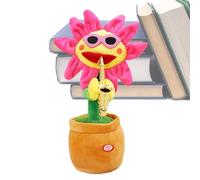 Danse Sunflower - Jouet en Peluche éclatant, de Saxophone parlante, Enregistrement de la Fleur Musicale | Happy Birthday Song, 200 chansons Entertainment, Funny Party Favor Gift for Kids 18 Moi