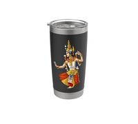 Danse traditionnelle cambodgienne Fille Apsara Gobelet isotherme en acier inoxydable double paroi