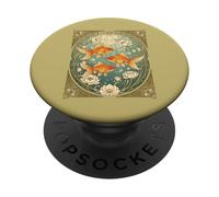 Danse Tranquille du Poisson Rouge de Norouz PopSockets PopGrip Adhésif