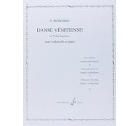 Partitions classique BILLAUDOT RONCHINI F - DANSE VENITIENNE N.5 DES ESQUISSES - VIOLONCELLE ET PIANO Violoncelle