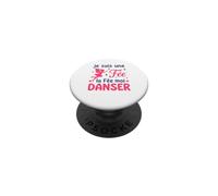Danser Fille Fée Danse Prof De Danse Humour Danseuse PopSockets PopGrip Adhésif