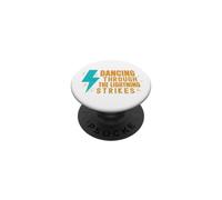 Danser Pendant Les éclairs PopSockets PopGrip Adhésif