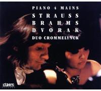 Danses Pour Piano A 4 Mains De Strauss, Brahms & Dvorak Duo Crommelynck, Piano