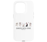 Danses with Cows Funny Farm Animal Party Design Coque pour iPhone 15 Pro