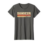 Danseur Certifié Dansant Danseurs Danse T-Shirt, Femme, Asphalte, L
