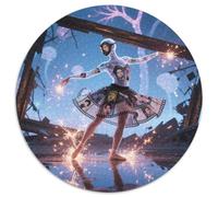 Danseur de Ballet 1000 Pieces Puzzle Circulaire Matériaux Recyclés De l'art De La DécoRation Moderne Adultes Enfants 1000pcs (67.5x67.5cm)