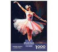 Danseur de Ballet Art 1000 Pièces Adultes De Puzzle Adultes De Puzzle Classiques Cadeau Jeu De Créatif Jouets De Jeu Stimulants 38x26cm/1000pcs
