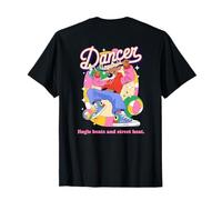 Danseur Renne Street Style Noël Vacances Back T-Shirt