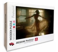 Danseurs Puzzle Bois, RéTro Puzzle 3000 pièces Adultes avec Boîte 122x81cm, Activités de Loisirs en Famille, Jeux de Puzzle de Haute Qualité, Convient à la Plupart des Gens, Cadeaux d'été, 7-3916