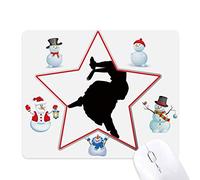 danseuse art peacock dance, sports le bonhomme de neige étoile tapis de souris