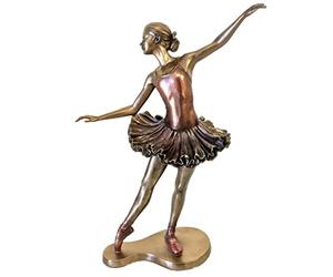 Danseuse - Ballerine Statuette Bronze Céramique Classique 26 cm