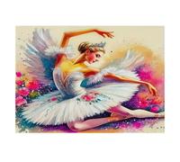 Danseuse Ballet 1000 Pièces Mini Puzzle pour Adultes | 52x38cm Carton Décor Maison Coupe Précise Cadeau Anniversaire Détente Esprit