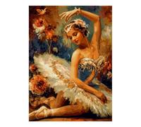 Danseuse Ballet 1000 Pièces Mini Puzzle pour Adultes | 70x50cm Carton, Déco Salon, Découpe Précise, Cadeau Anniversaire, Détente Esprit