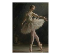 Danseuse Ballet Scène Art Puzzle, 1000 Pièces Jeu Intérieur Adulte | 70x50cm Carton, Exercice Mental, Cadeau Ami, Décoration Salon, Interaction Familiale