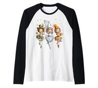 Danseuse de Ballet Leprechaun GNOME Saint Patrick Manche Raglan