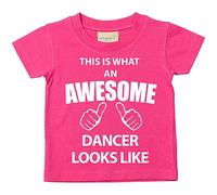 danseuse de This is what AN Awesome Looks Like Rose T-shirt bébé tout-petit enfants Disponible en tailles 0-6 mois à 14-15 ans rose rose 3-4 ans