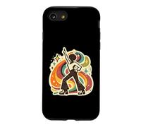 Danseuse Disco rétro des années 70, Groove Funky Vintage Coque pour iPhone SE (2020) / 7/8