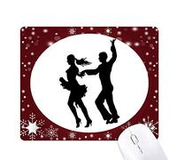 danseuse duo dance performance art tapis de souris en hiver flocon de neige