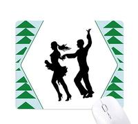danseuse duo dance performance art tapis de souris green pine tree tapis en caoutchouc
