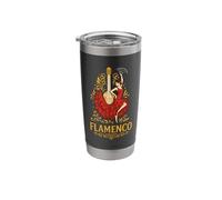Danseuse flamenco et guitare - Espagne Gobelet isotherme en acier inoxydable double paroi