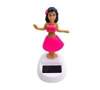 Danseuse Hawaienne Voiture, Figurine Solaire Dansante, Danseuse Hawaienne Voiture Qui Bouge, Créativité Figurine Hawaïenne Voiture Décoration De Voiture Solaire Danse Jouet Bureau Fournitures