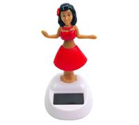 Danseuse Hawaienne Voiture, Figurine Solaire Dansante, Voiture Figurine Solaire Dansante Ornement Bureau, Créativité Hawaienne Voiture Solaire Figurine Jouet, Figurine Solaire pour Voiture(10 * 4cm)