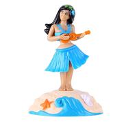 Danseuse Hawaienne Voiture Qui Bouge, Figurine Solaire Dansante pour Voiture Danseuse Hawaienne Voiture Qui Bouge Poupée Hawaiian Fille Danse Jouet Figurine Tableau de Bord pour Voiture