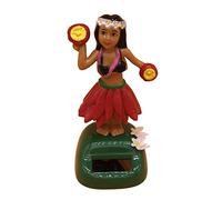 Danseuse Hawaienne Voiture Solaire, Décor De Tableau De Bord Drôle | Figurine Oscillante Hawaii Girl Car Decor, Poupée Miniature