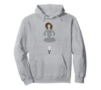 Danseuse irlandaise avec robe de danse (cheveux bruns/bruns) Sweat à Capuche
