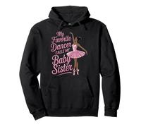 Danseuse Noire préférée de Danse pour bébé sœur appelant Moi Ballerine Sweat à Capuche