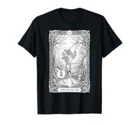 Danseuse Squelette avec Lanterne Gothique Sombre Fantaisie Occulte T-Shirt