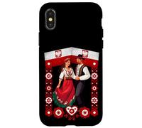 Danseuses folkloriques Traditionnelles polonaises Coque pour iPhone X/XS