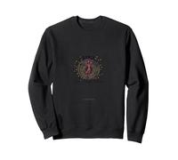 Dansez comme si Personne ne regardait Une Silhouette Joyeuse Sweatshirt, Unisexe pour Adultes, Noir, M