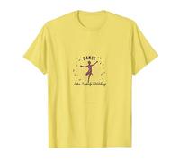 Dansez comme si Personne ne regardait Une Silhouette Joyeuse T-Shirt, Homme, Citron, XL