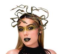 Danshinbow Serre-tête serpent Medusa - Accessoire de déesse grecque pour Halloween, cosplay, bal masqué