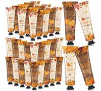 Dansib Lot de 20 crèmes pour les mains en vrac pour fête prénatale - Cadeau pour les invités - Lotion de voyage pour l'automne, Thanksgiving, mariage, fête d'anniversaire