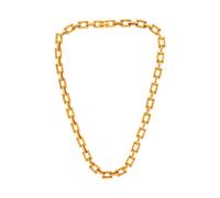 Dansk Copenhagen, Femme, Accessoires, Jaune, Taille: ONE Size Passion Square Link Necklace