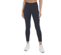 Danskin Double Brushed 7/8 Leggings, Bleu Marine, L Femme