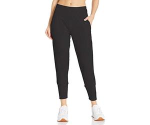 Danskin Slim Tapered Joggers Pantalon décontracté, Noir Riche, L Femme