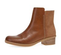 Dansko Bottines Denay imperméables pour femme avec plusieurs cuirs pour un look élégant et un soutien de la voûte plantaire tout au long de la journée, Selle, 9.5-10