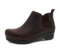 Dansko Sabots agrafés classiques Frankie dans un style bottine - Le bas à bascule anti-fatigue favorise le mouvement vers l'avant du pied - Dessus en cuir de qualité supérieure pour une utilisation