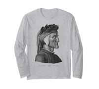 Dante Alighieri Portrait Comédie Divine Purgatory, Hell Manche Longue