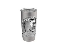 Dante Alighieri Portrait Gustave Dore Divine Comédie Gobelet isotherme en acier inoxydable double paroi