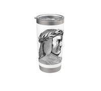 Dante Alighieri Portrait Gustave Dore Divine Comédie Gobelet isotherme en acier inoxydable double paroi