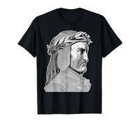 Dante Alighieri Portrait Gustave Dore Divine Comédie T-Shirt Graphique avec Valeur