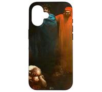 Dante et Virgile dans Le neuvième Cercle de l'enfer Gustave Dore Coque pour iPhone 16