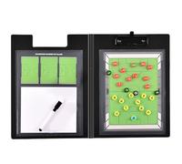 Dantolo Tableau Tactique de Football - Accessoire Portable - pour entraîneur de Football - Film Tactique - Football - Basketball - Pliable - Magnétique - avec marqueur, Stylo, Gomme