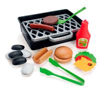 Dantoy 4600 BBQ Burger Et Hotdog Set Jouet Grill Jouet Aliment Enfant Cuisine