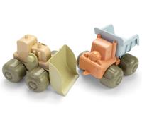 Dantoy Bio Set Camion + Pelleteuse Kinder-Spielzeug Sable Cadeau Boîte